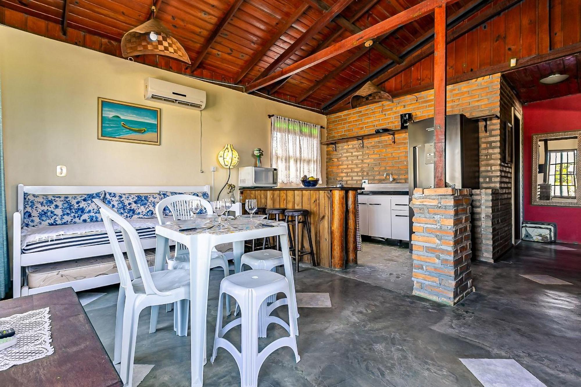 フロリアノポリス Casa Rustica Com Vista Mar No Campeche Toca151ヴィラ エクステリア 写真